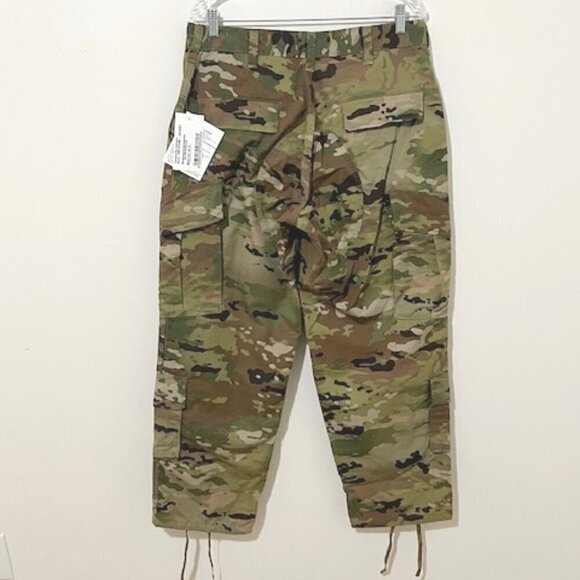 Insect Shield Army Combat Uniform Trousers Camo Cargo Pants Size Medium Short - Picture 2 of 6